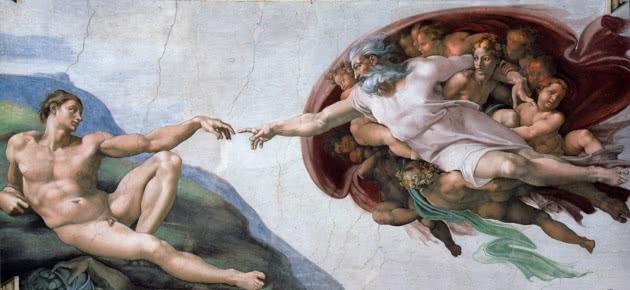 A Criação de Adão – Michelangelo